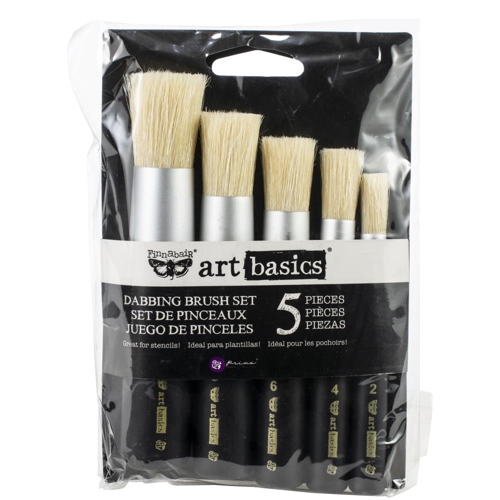 Art Basics Dabbing Brushes by Finnabair @ The Painted Heirloom