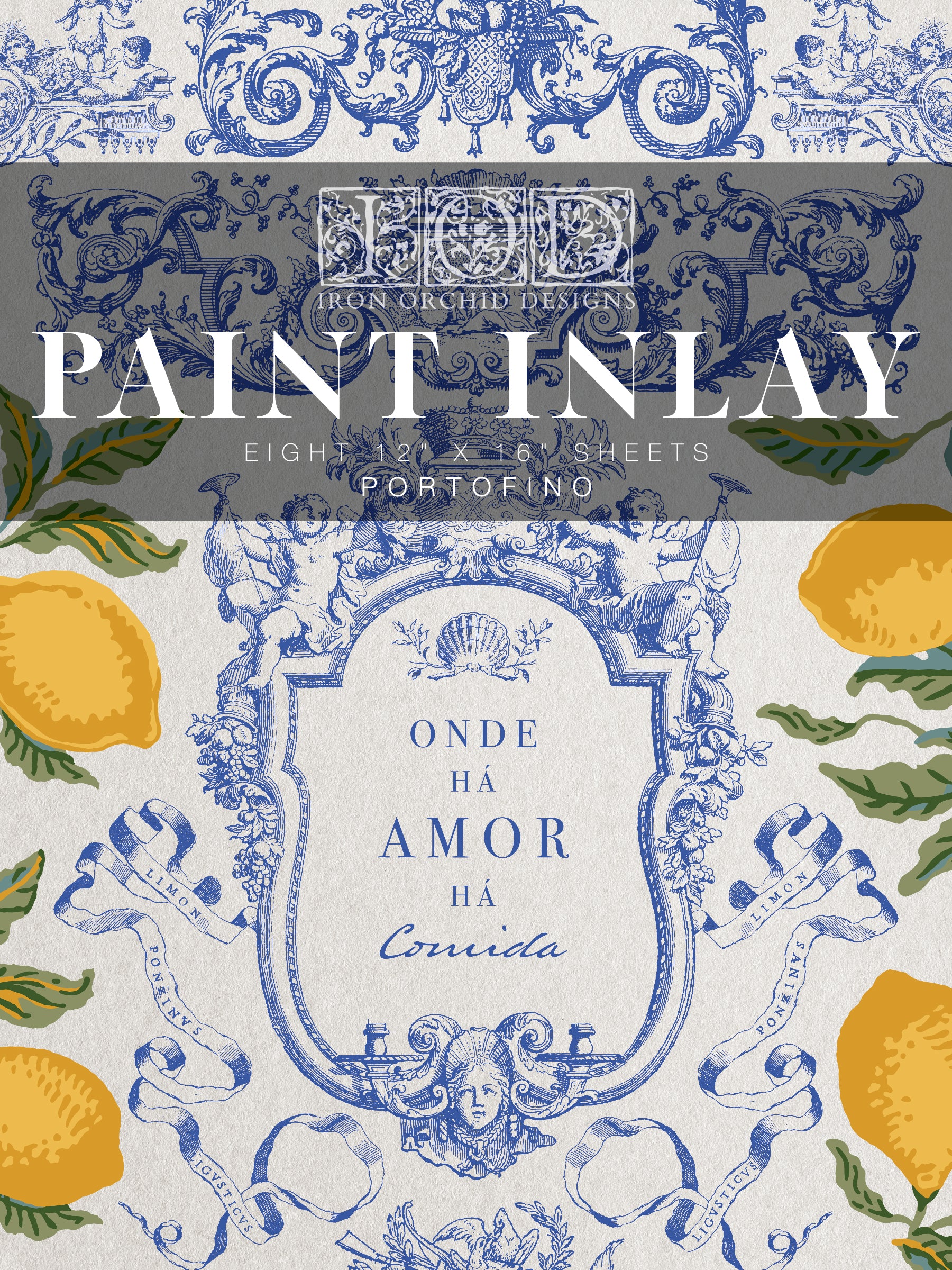 Portofino Paint Inlay by IOD - Iron Orchid Designs