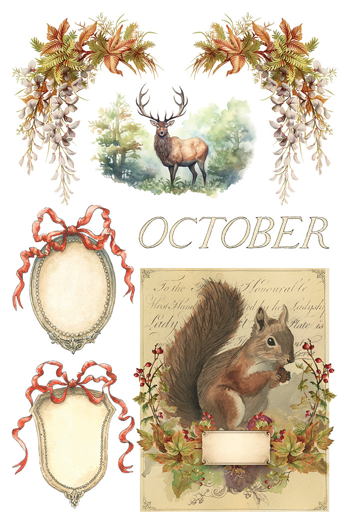 Santa's Hollow Transfer (2025 Limited Release) by IOD - Iron Orchid Designs