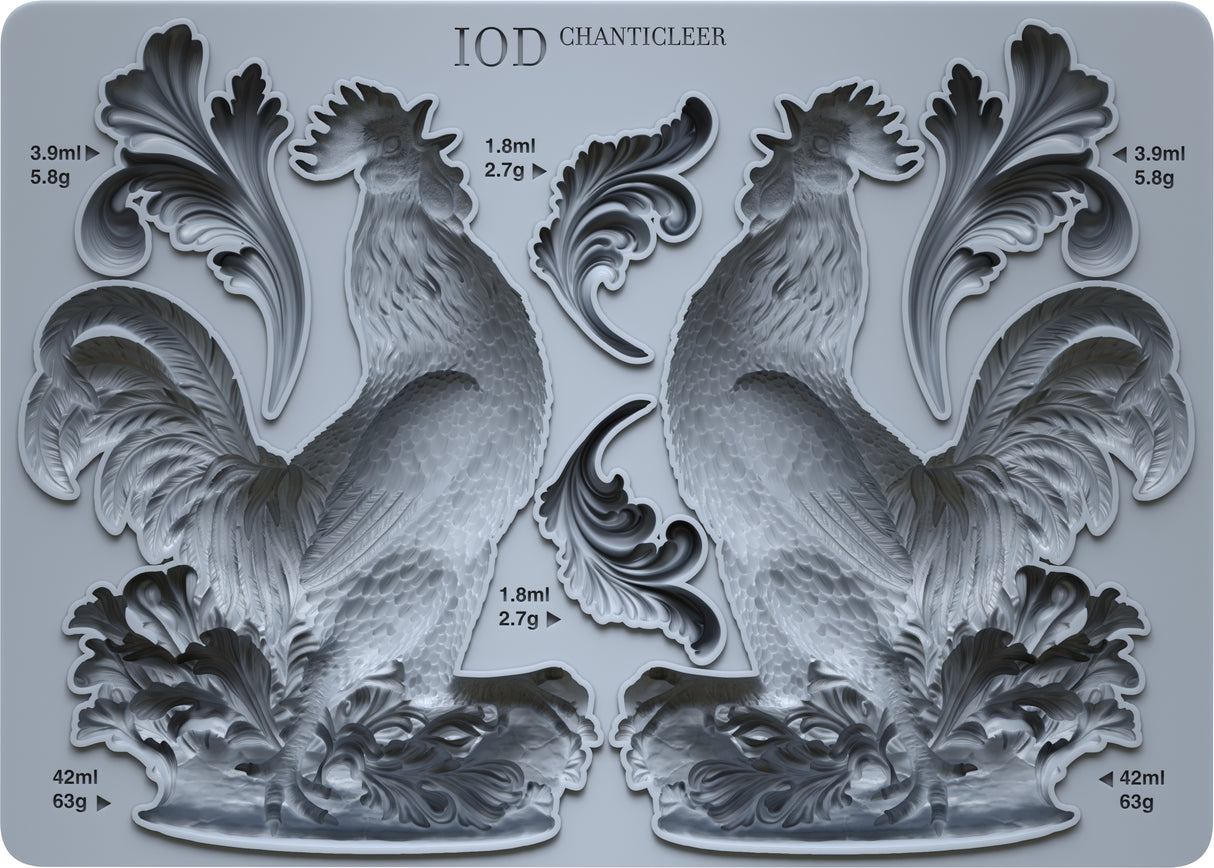 Chanticleer Mould by IOD - Iron Orchid Designs