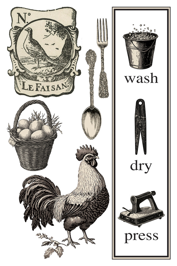 Home Sweet Home Transfer by IOD - Iron Orchid Designs