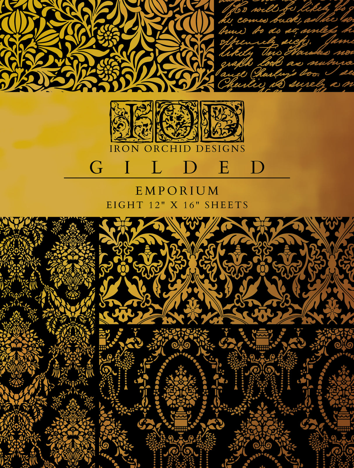 Emporium Gilded Transfer by IOD - Iron Orchid Designs