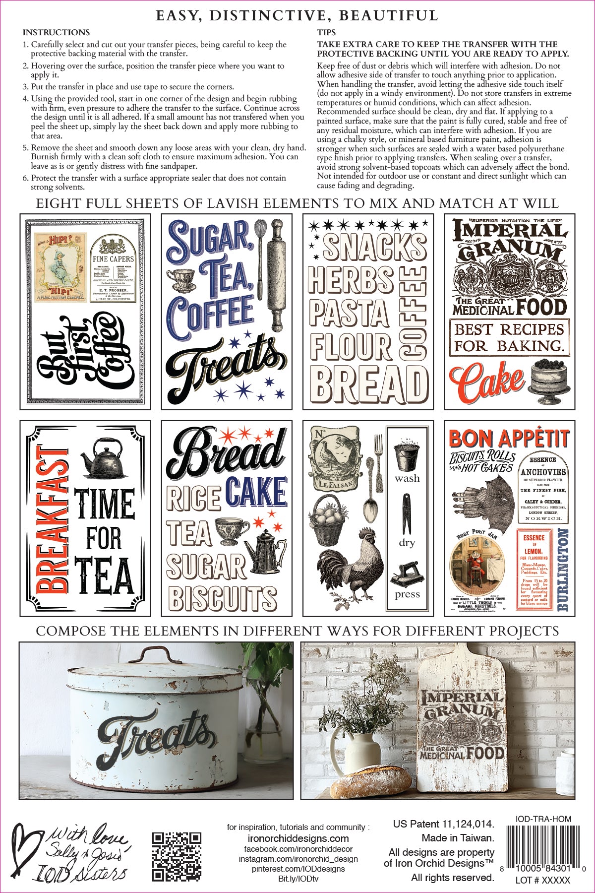 Home Sweet Home Transfer by IOD - Iron Orchid Designs