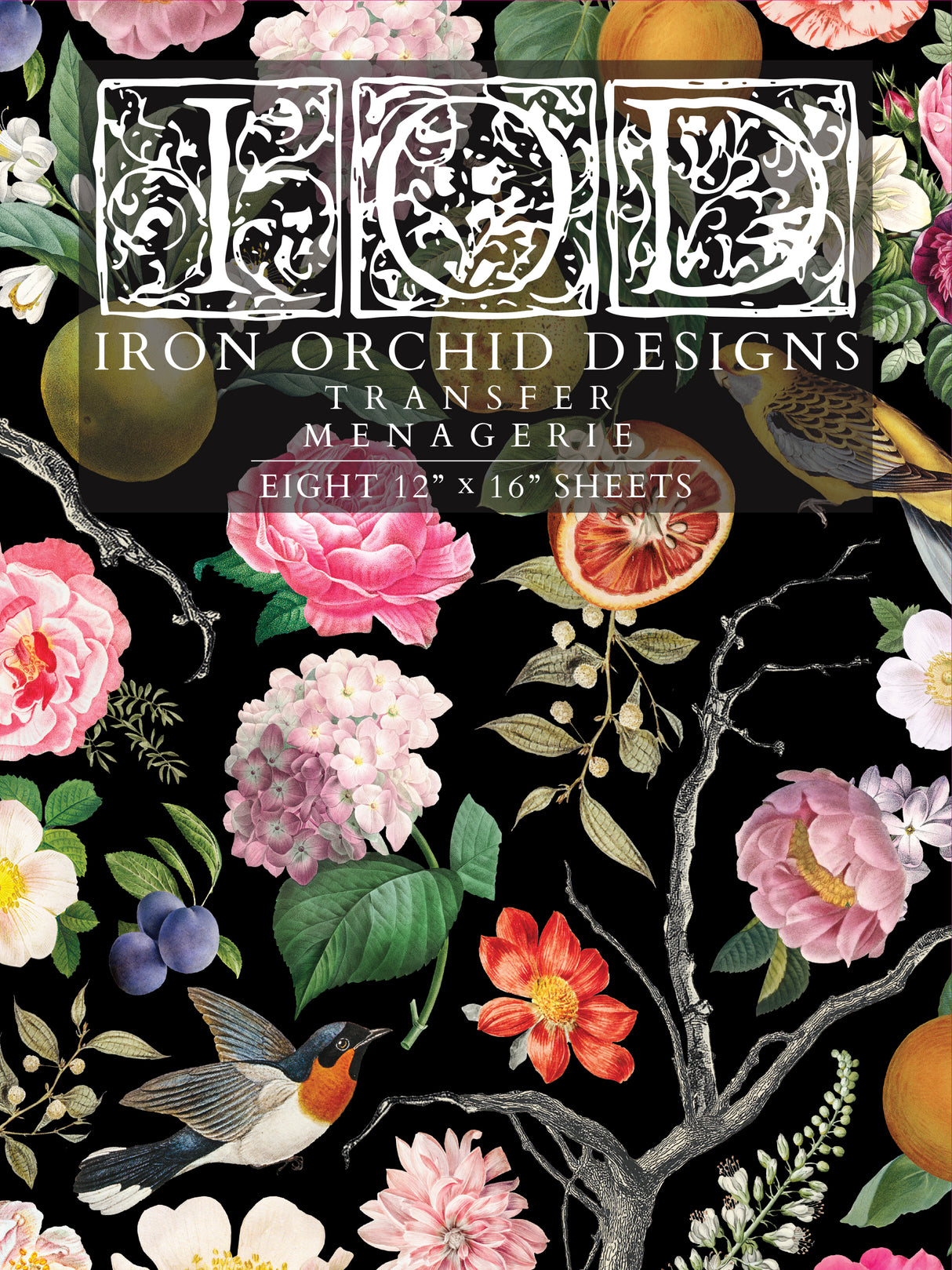 Menagerie Transfer by IOD - Iron Orchid Designs