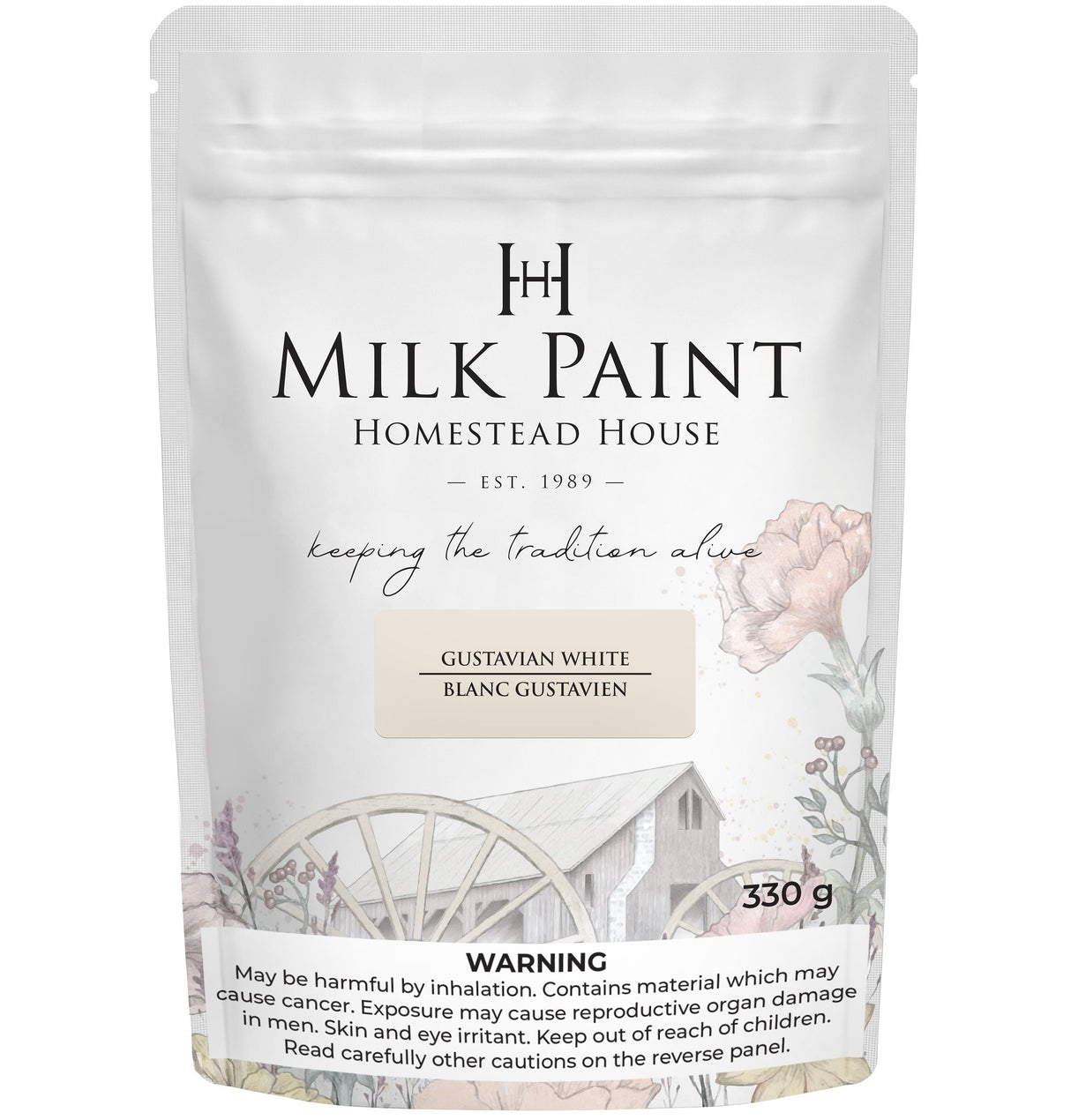 Gustavian White Milk Paint by Homestead House-Quart-The Painted Heirloom