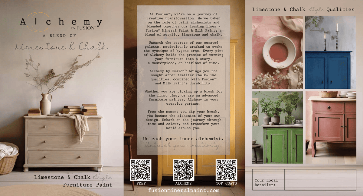 Fusion Mineral Paint Alchemy True Color Card 2025.