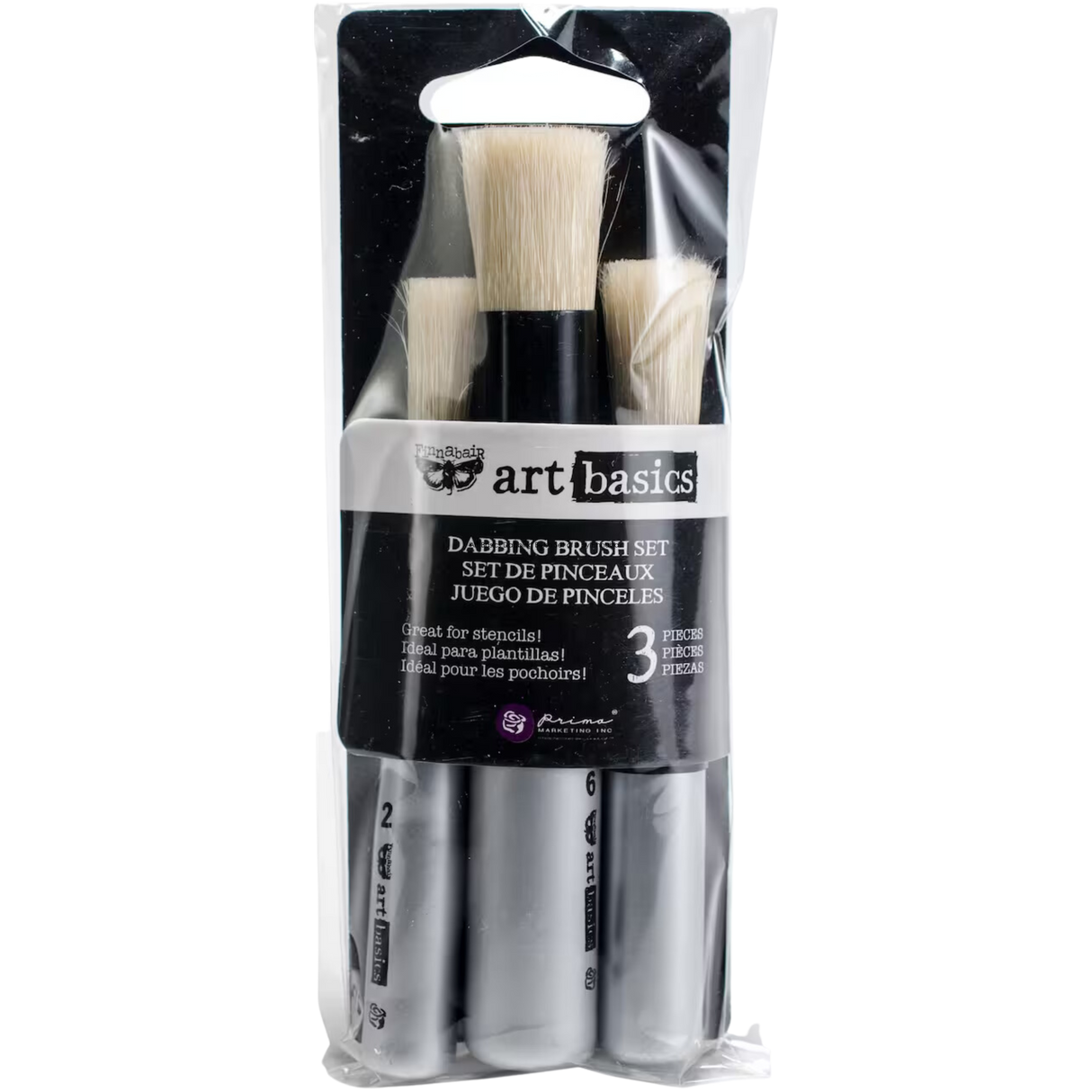 Art Basics Dabbing Brushes by Finnabair @ The Painted Heirloom