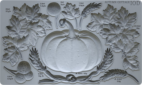 Autumn Cottage Mould (2024 Limited Release) by IOD - Iron Orchid Designs @ The Painted Heirloom