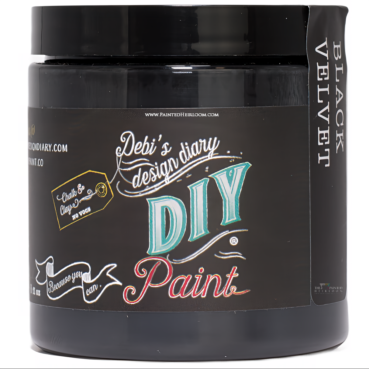 Black Velvet DIY Paint @ The Painted Heirloom