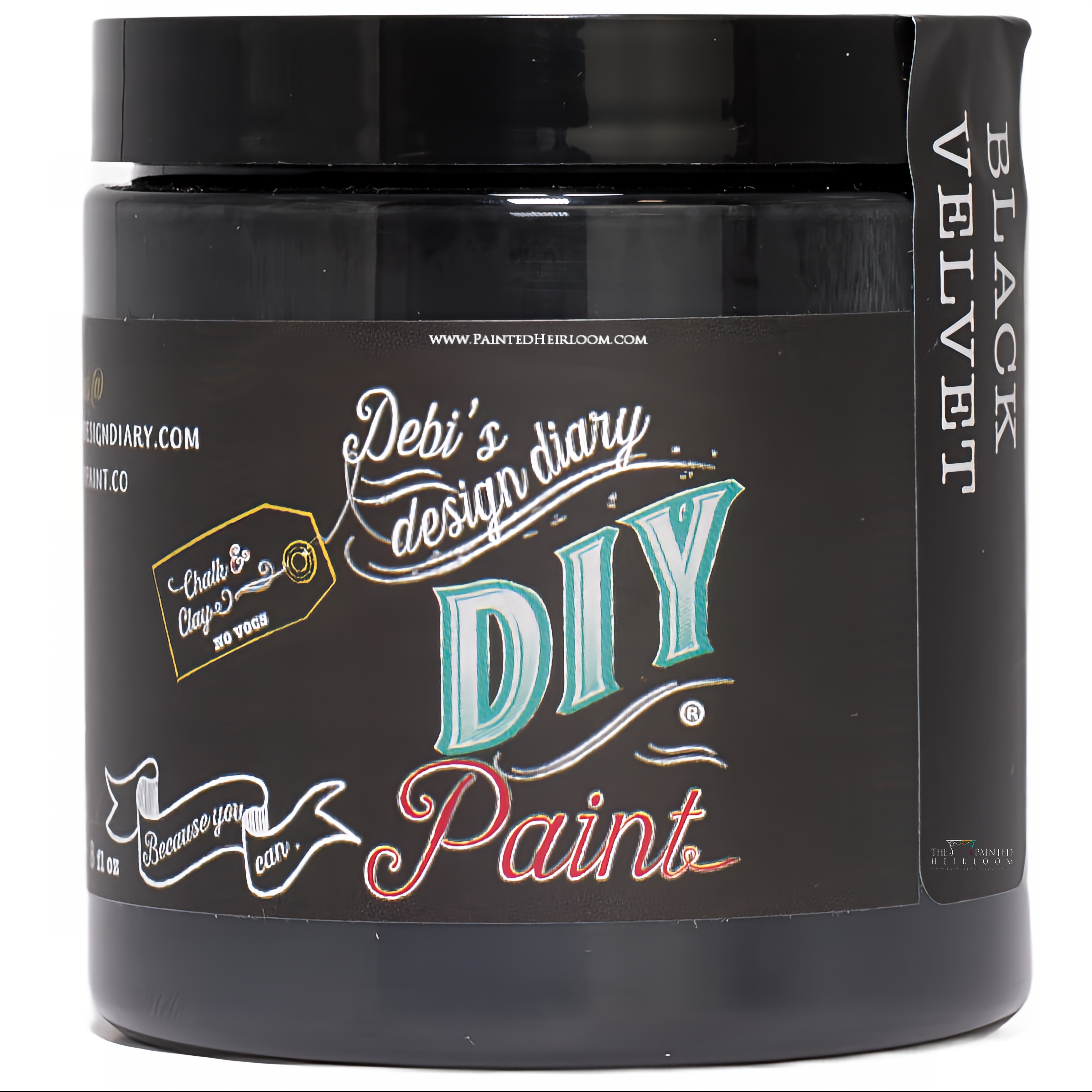 Black Velvet DIY Paint @ The Painted Heirloom