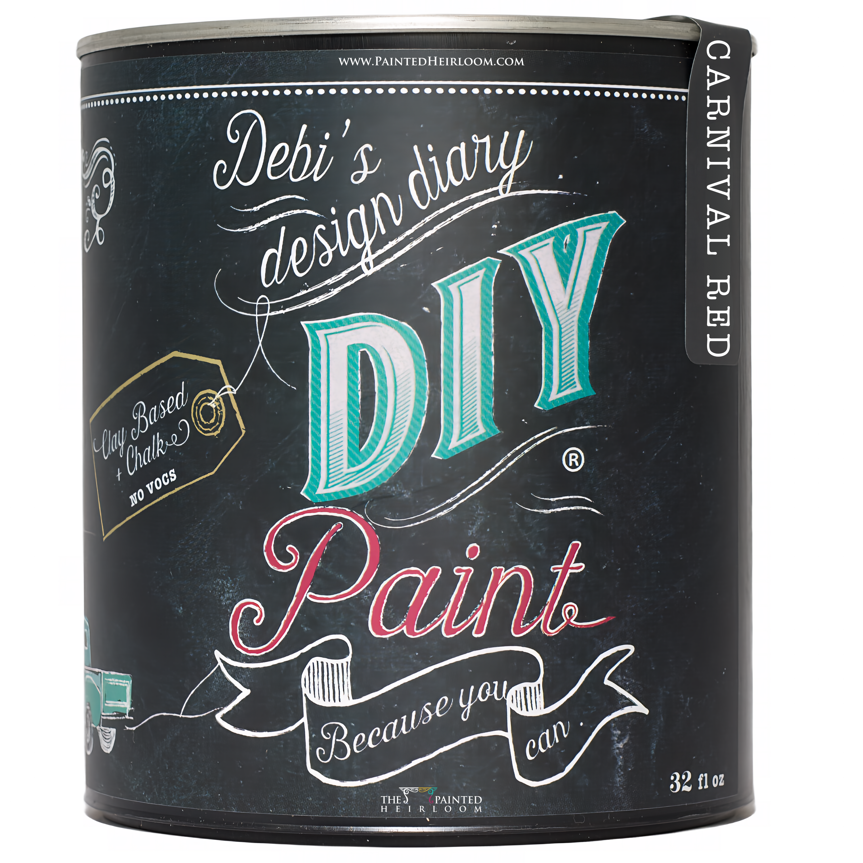 Carnival Red DIY Paint @ The Painted Heirloom