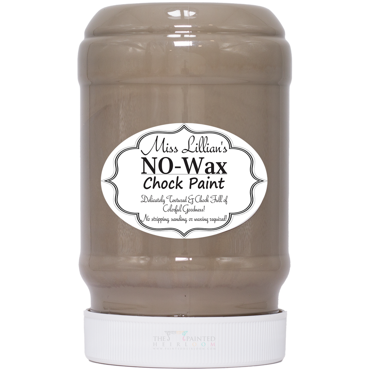 Miss Lillian’s Cava No-Wax Chock Paint, brown.