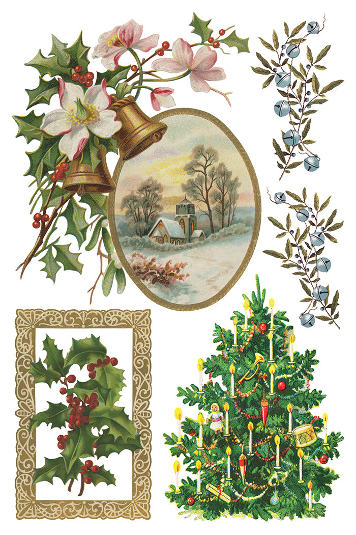 Christmas Joy Transfer 2025 by I.O.D., festive vintage-style holiday design, limited release.
