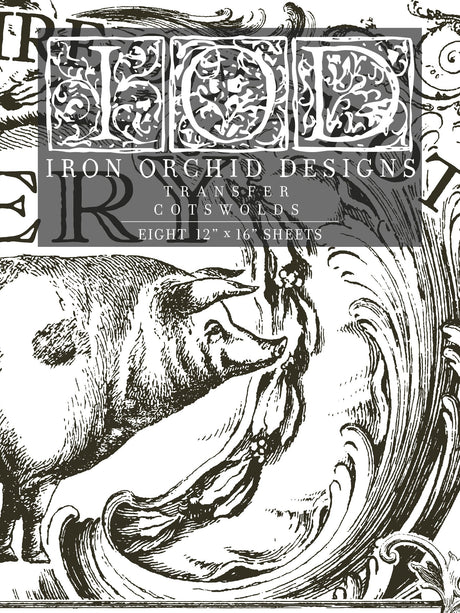 Cotswolds Transfer by IOD - Iron Orchid Designs @ The Painted Heirloom