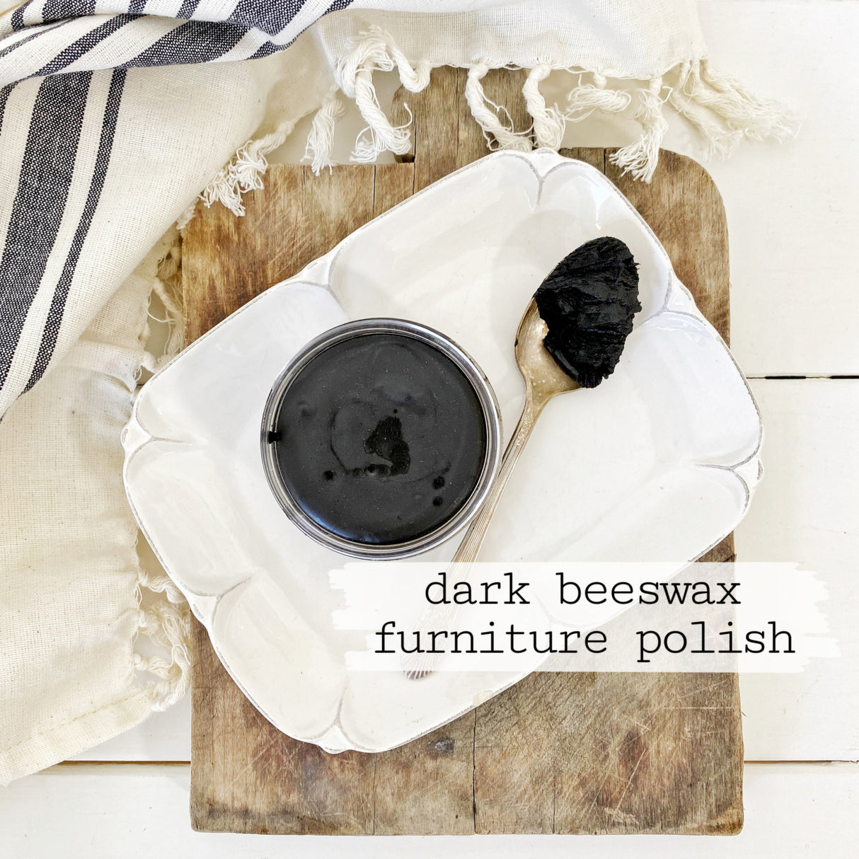 Dark Beeswax Furniture Polish by Sweet Pickins @ The Painted Heirloom