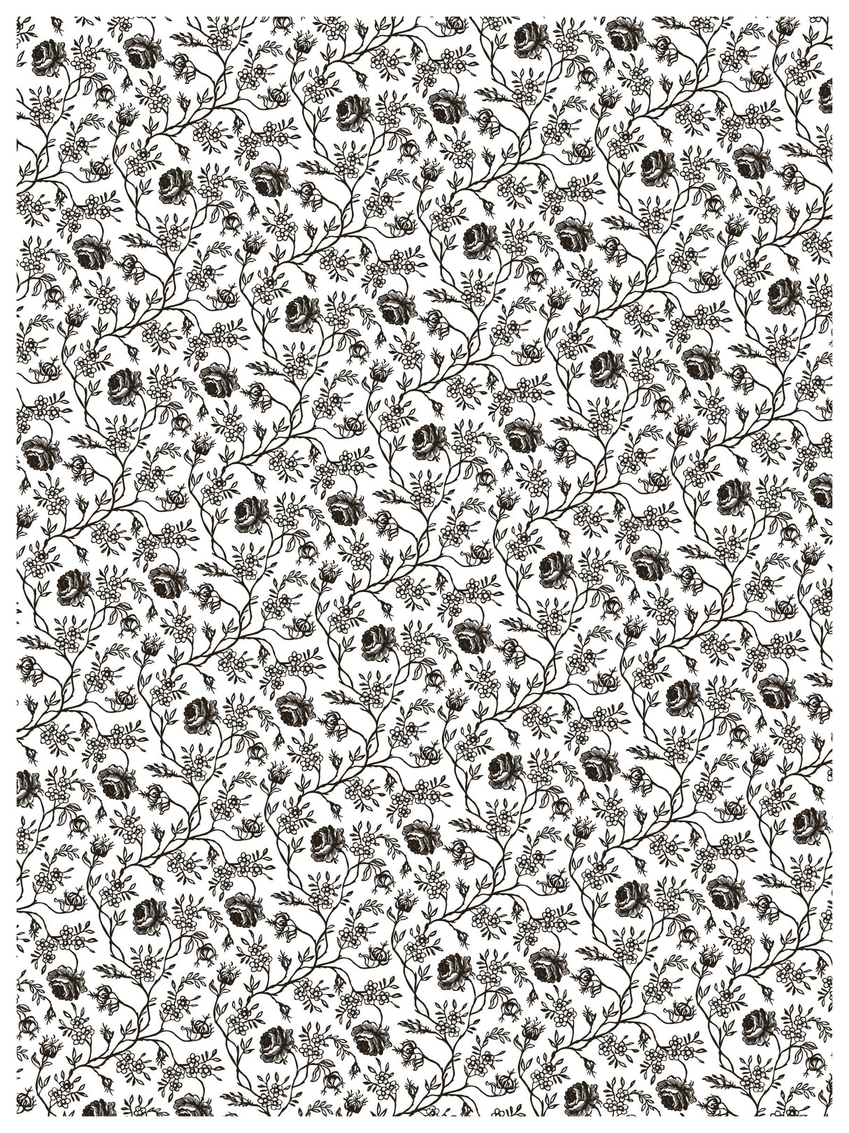 Delft Traditions Noir Paint Inlay by IOD - Iron Orchid Designs @ The Painted Heirloom