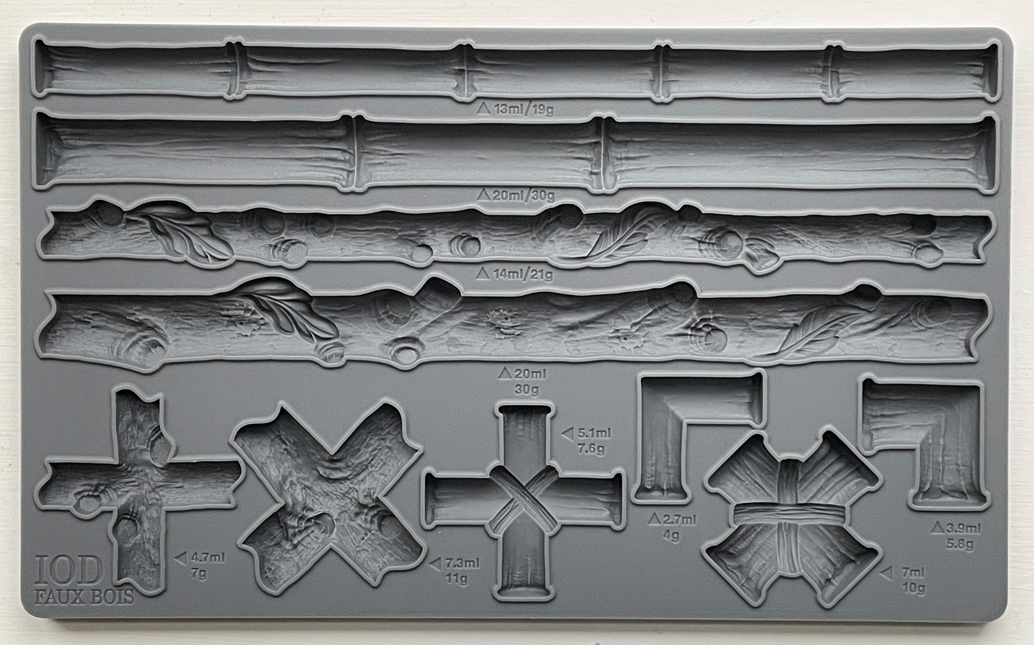Faux Bois Mould by IOD - Iron Orchid Designs @ The Painted Heirloom