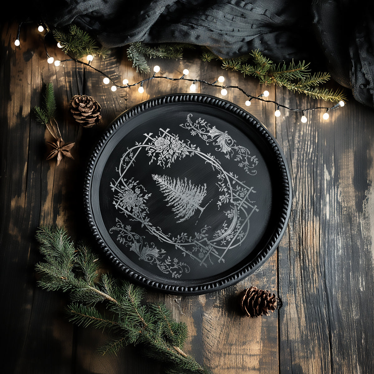 Figgy & Flourish Gilded Transfer (2025 Limited Release) by I.O.D., styled with rustic accents.