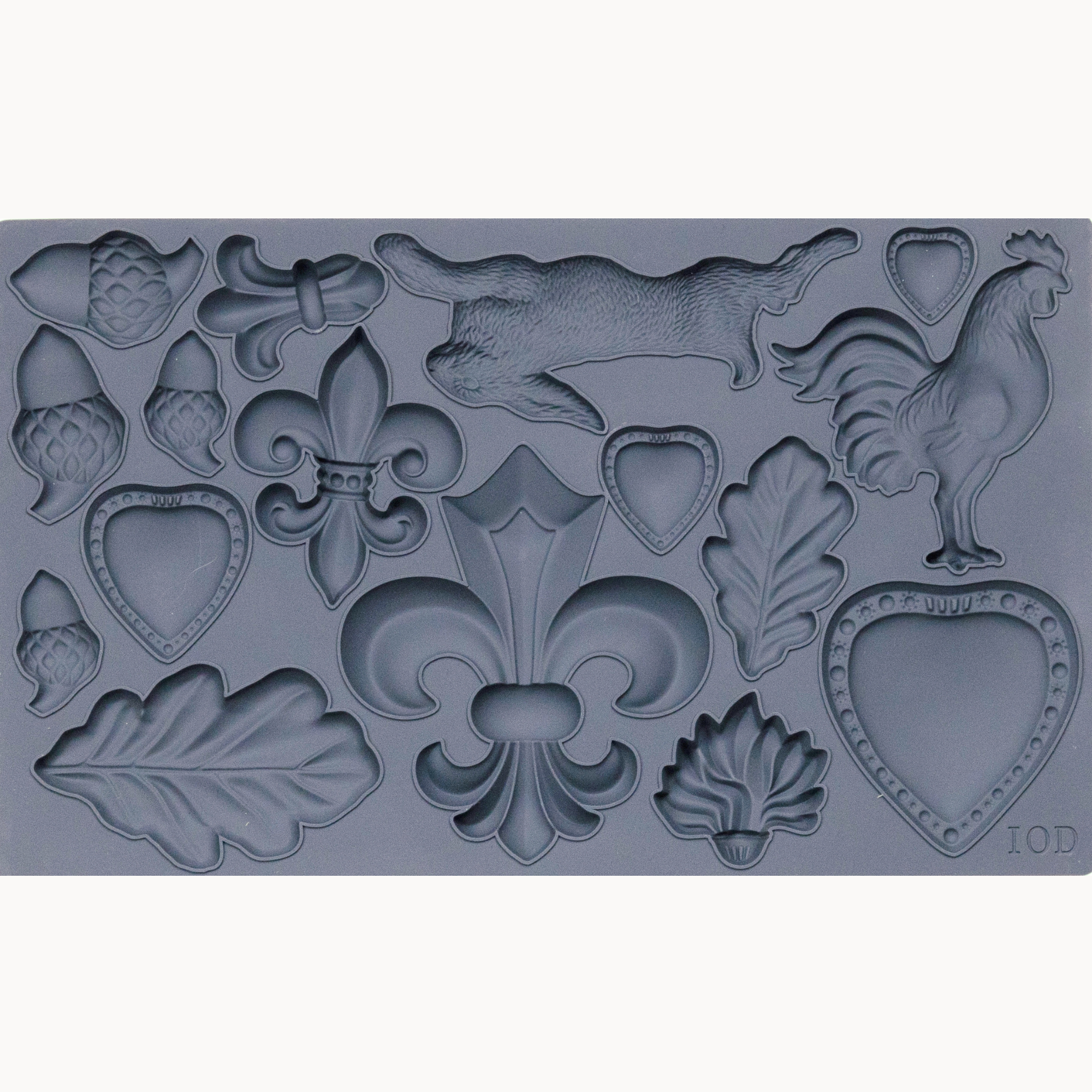 Fleur-de-lis Decor Mould by IOD - Iron Orchid Designs @ Painted Heirloom