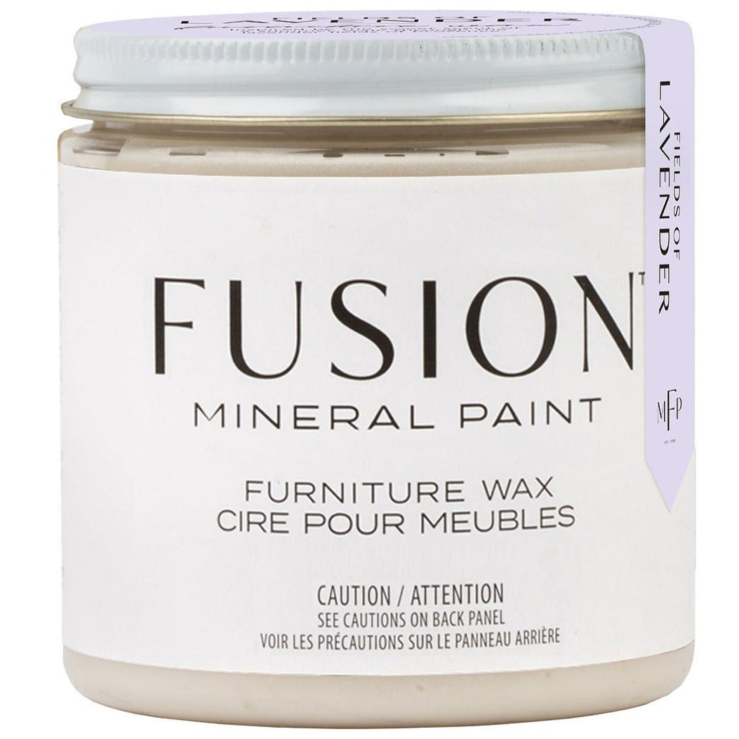Clear Furniture Wax by Fusion Mineral Paint-7.0 oz - Clear Scented Fields of Lavender-The Painted Heirloom