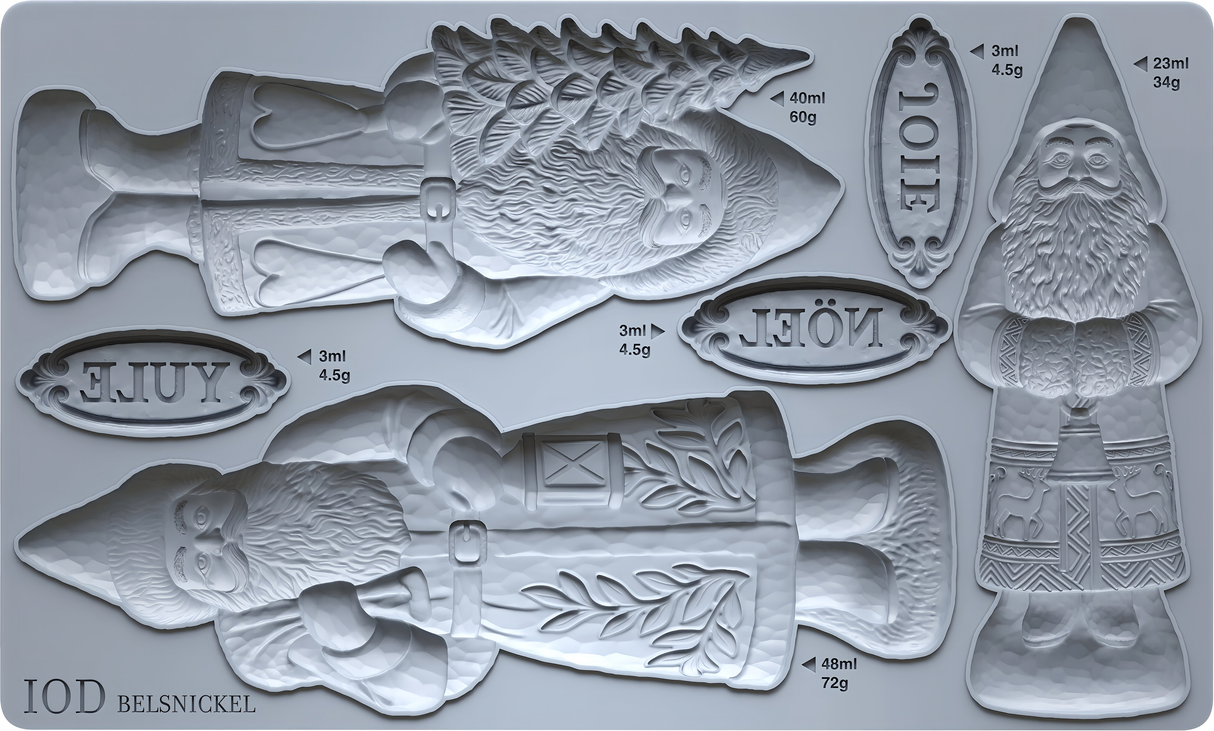Belsnickel Mould (2026 Limited Release) by IOD - Iron Orchid Designs