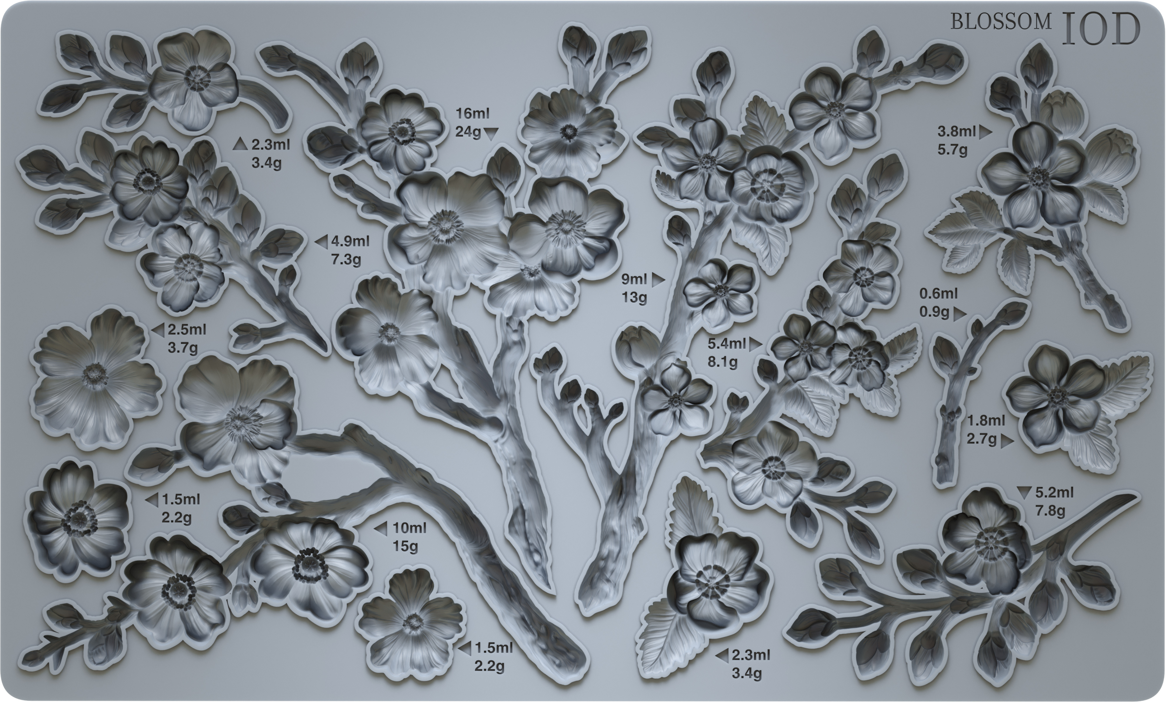 Blossom Mould by IOD - Iron Orchid Designs