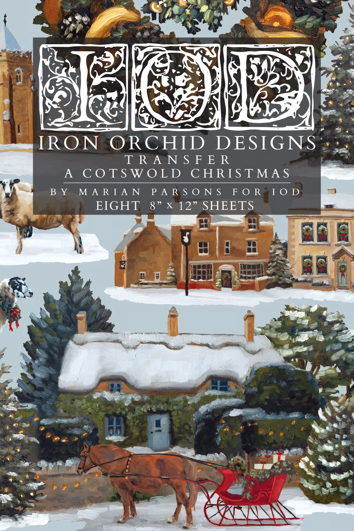 A Cotswold Christmas (2026 Limited Release) Transfer by IOD - Iron Orchid Designs