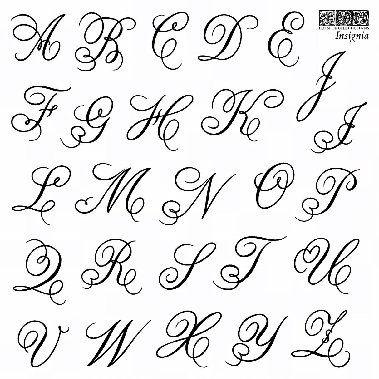 Insignia Mini-Stamp by IOD - Iron Orchid Designs