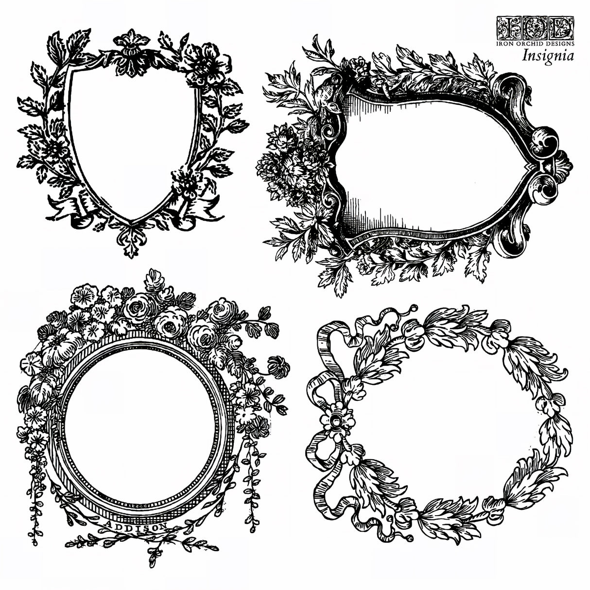 Insignia Mini-Stamp by IOD - Iron Orchid Designs