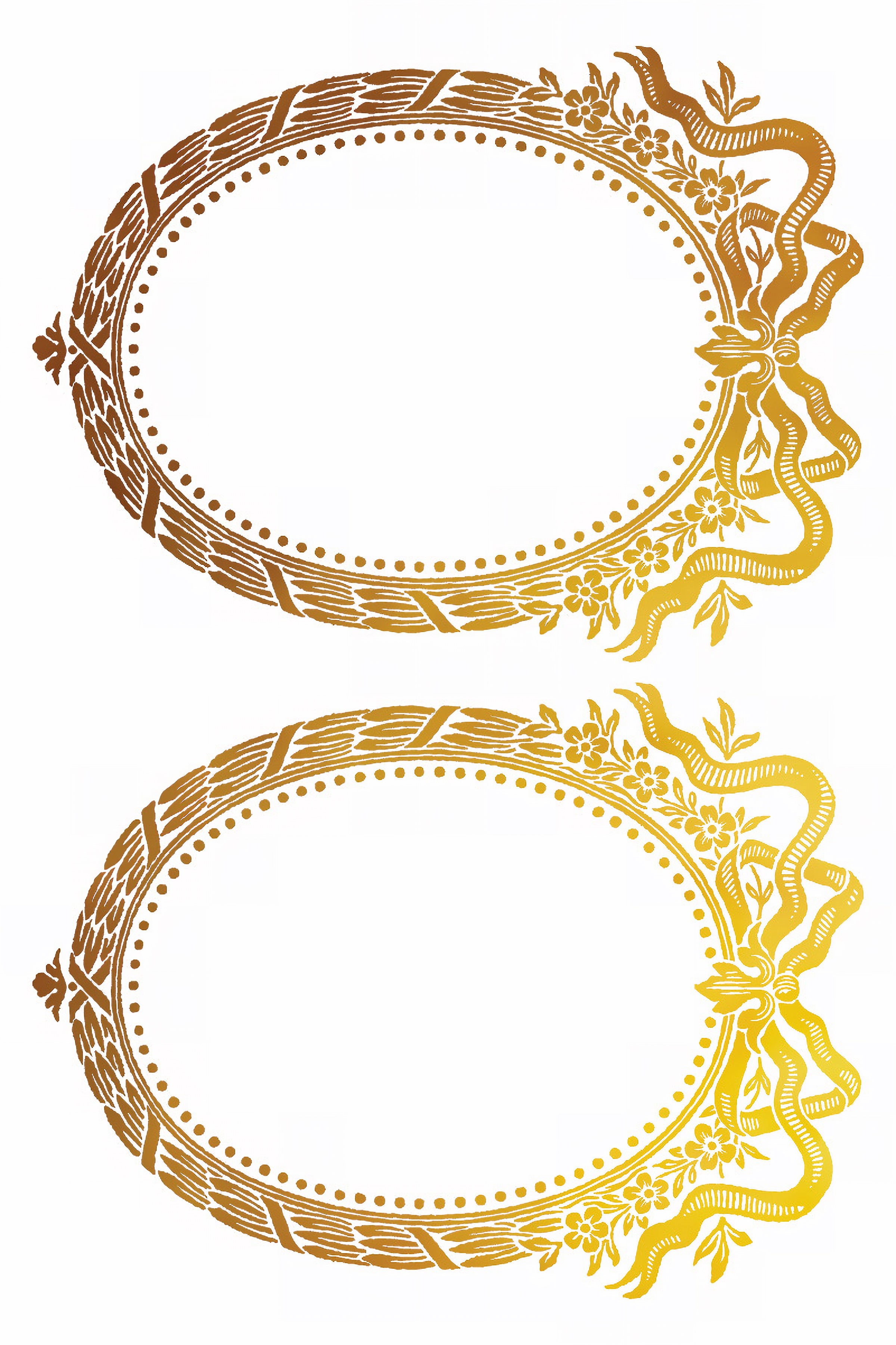 Petits Ornements Gilded Transfer by IOD - Iron Orchid Designs