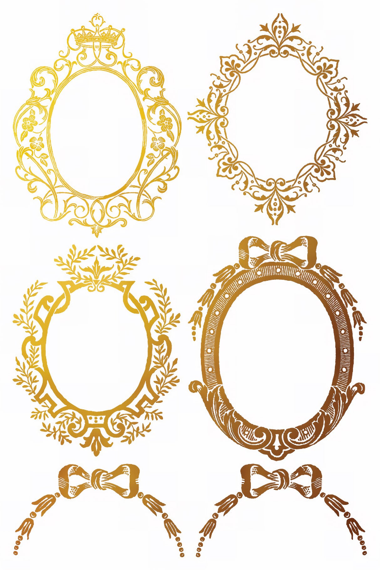 Petits Ornements Gilded Transfer by IOD - Iron Orchid Designs