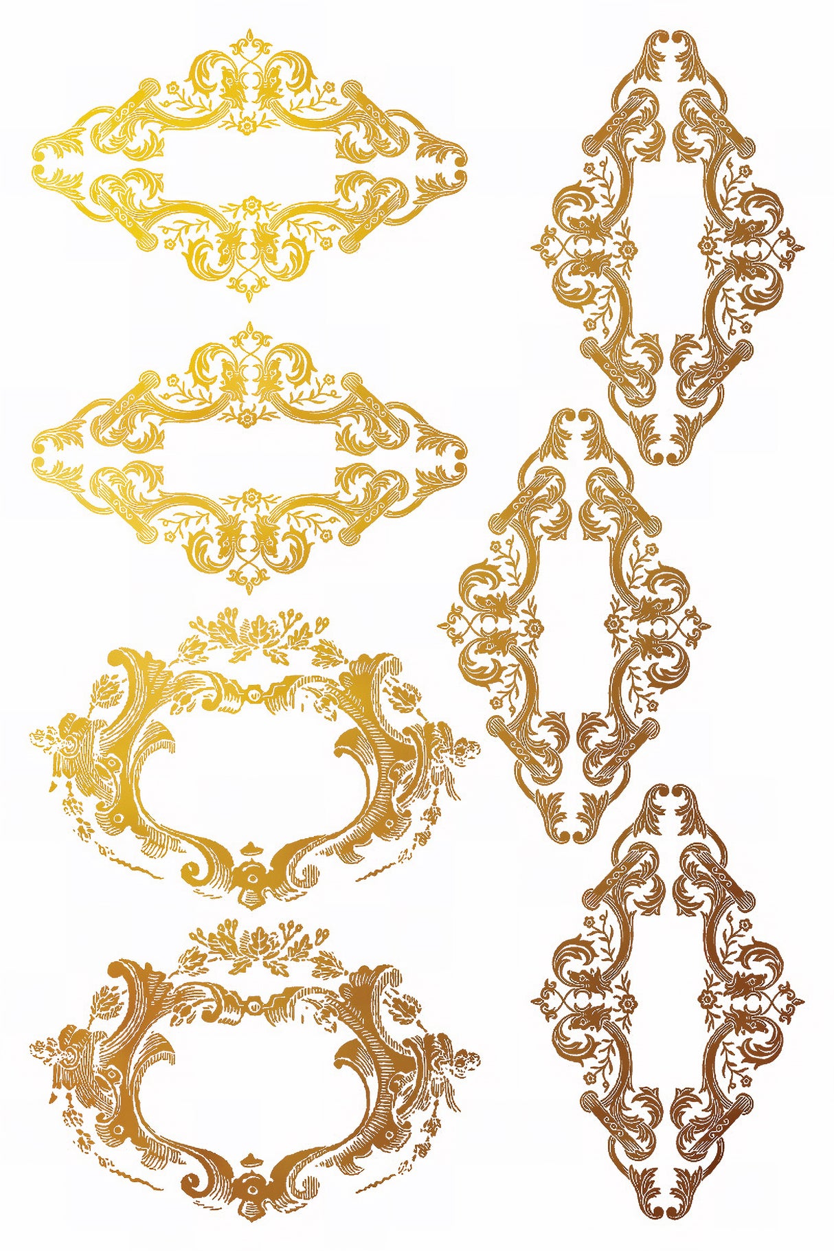 Petits Ornements Gilded Transfer by IOD - Iron Orchid Designs