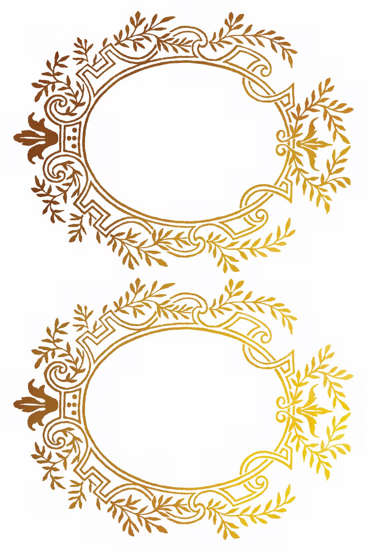 Petits Ornements Gilded Transfer by IOD - Iron Orchid Designs