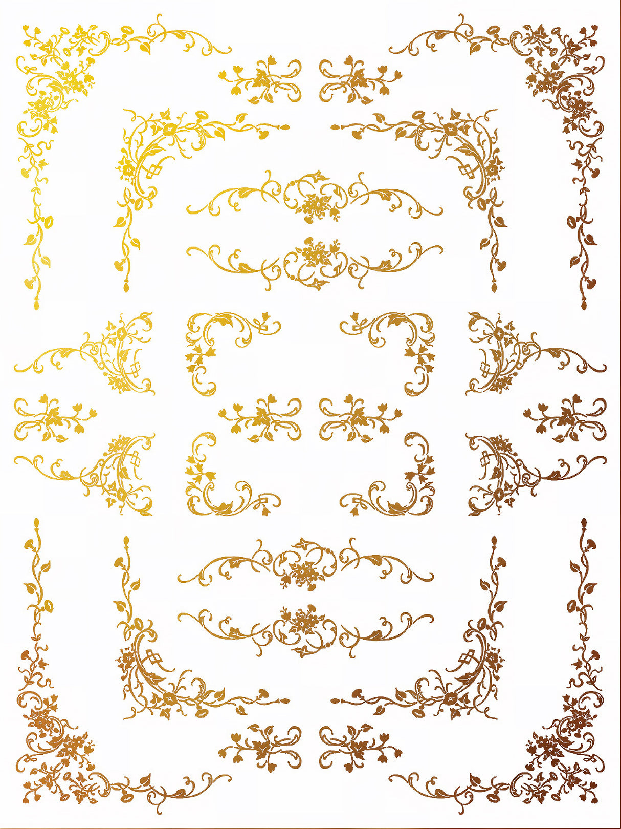 Si Belle Gilded Transfer by IOD - Iron Orchid Designs