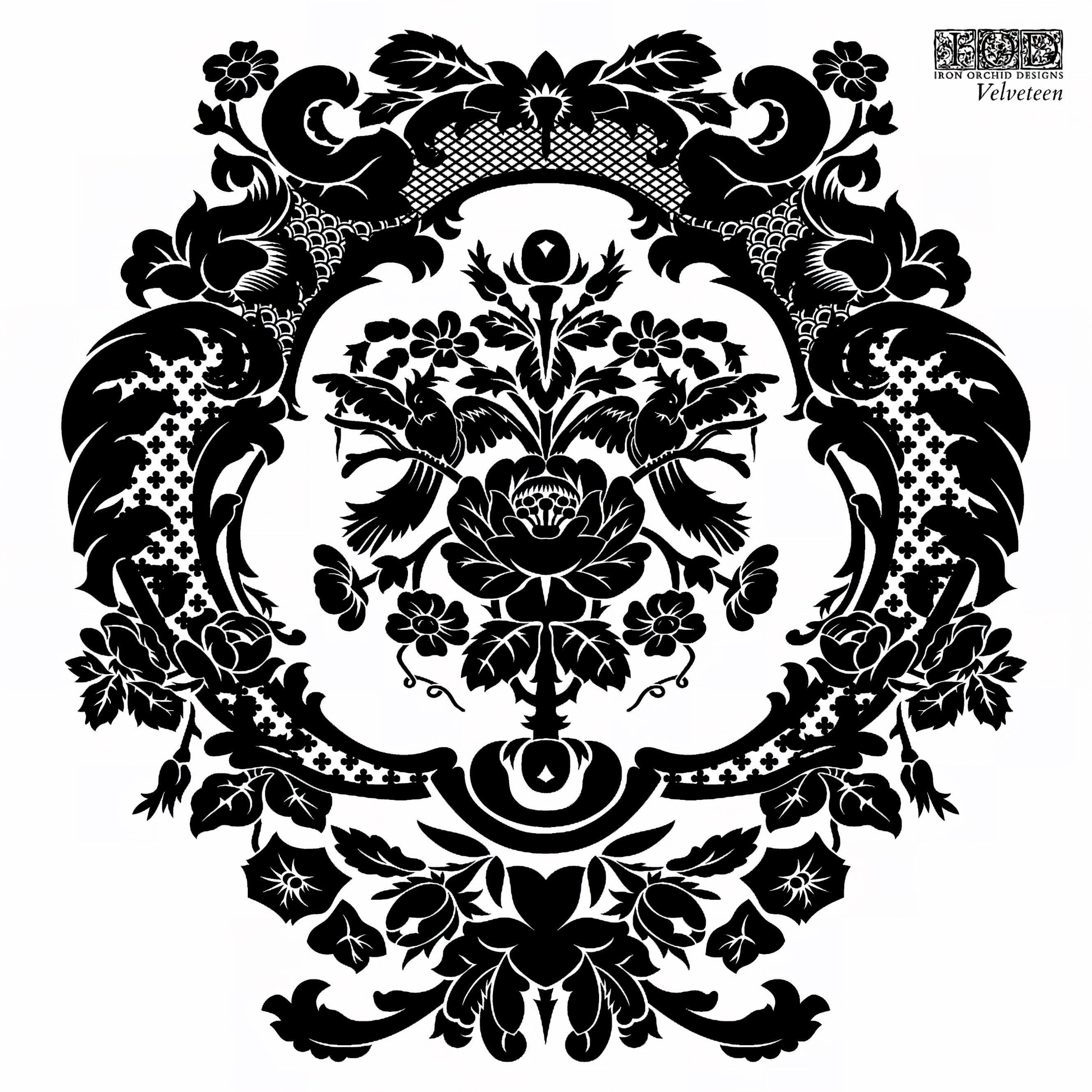 Velveteen Mini-Stamp by IOD - Iron Orchid Designs
