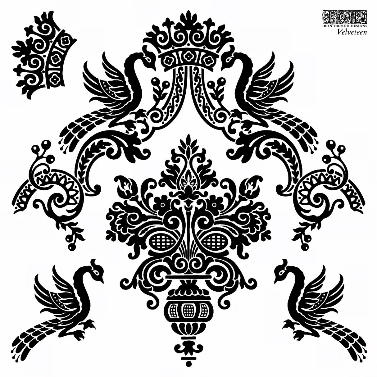 Velveteen Mini-Stamp by IOD - Iron Orchid Designs