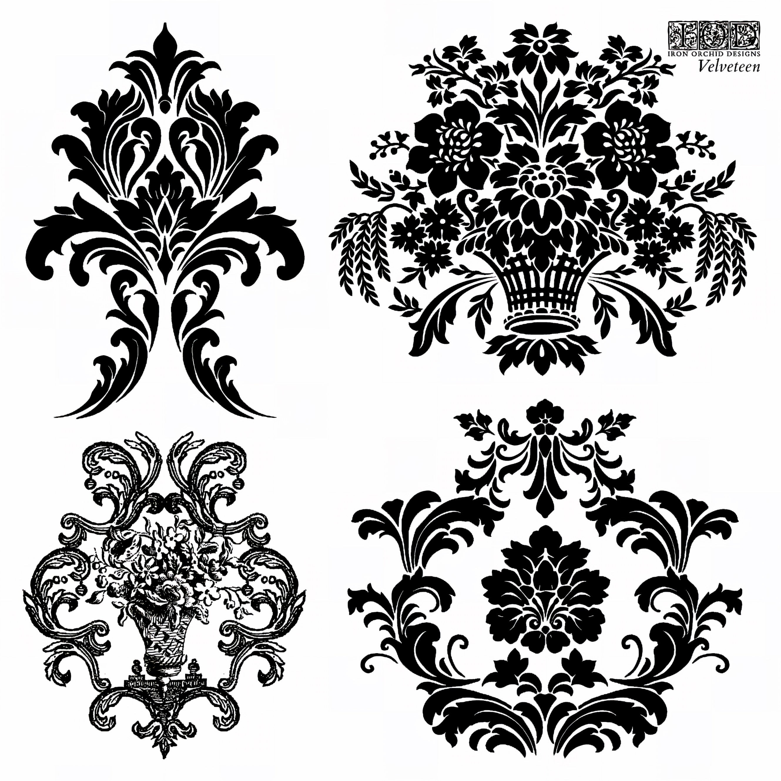 Velveteen Mini-Stamp by IOD - Iron Orchid Designs