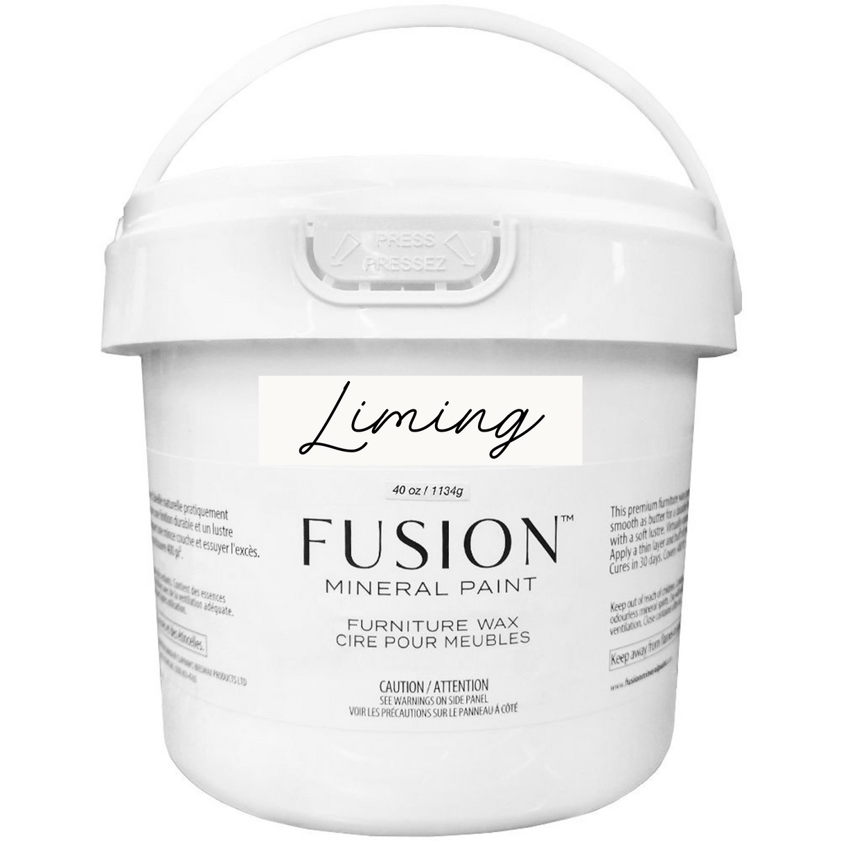 Liming Furniture Wax by Fusion Mineral Paint @ The Painted Heirloom
