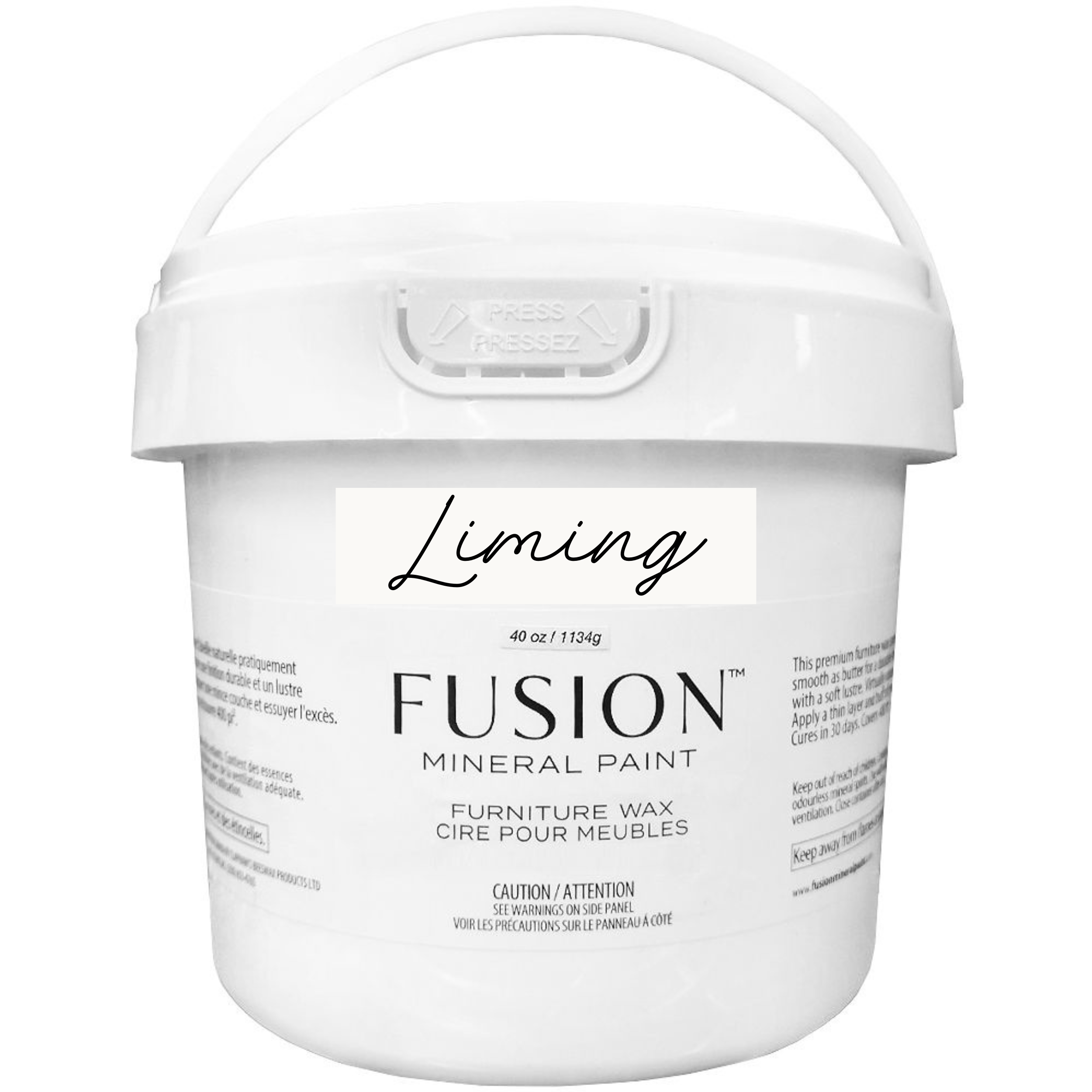 Liming Furniture Wax by Fusion Mineral Paint @ The Painted Heirloom