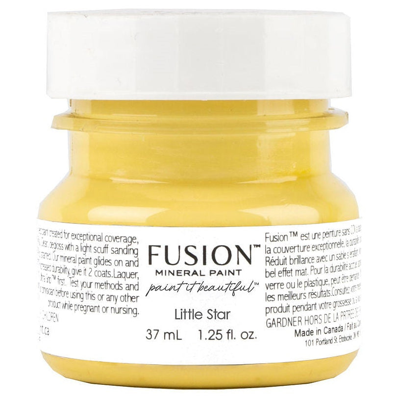 Fusion Little Star Fusion Mineral Paint, 37 mL, seasonal all-in-one acrylic with matte finish.