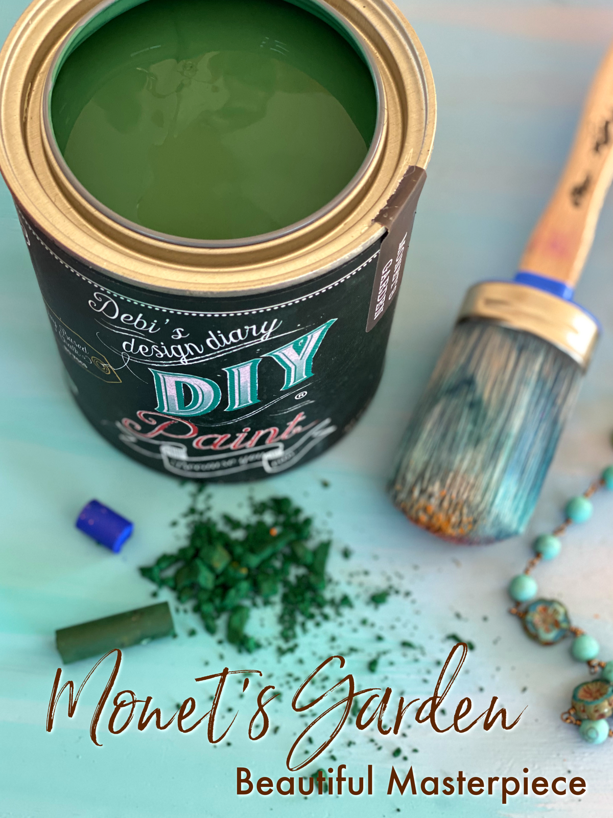 Monet’s Garden DIY Paint by DIY Paint Co.—eco-friendly paint for art, furniture, and project use.