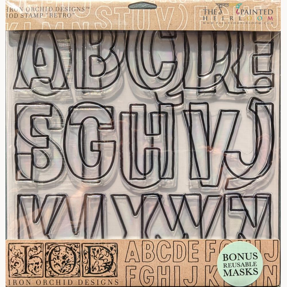 Retro Decor Stamp by IOD - Iron Orchid Designs @ Painted Heirloom