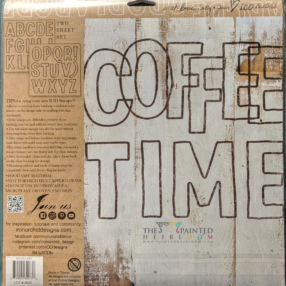 Retro Decor Stamp by IOD - Iron Orchid Designs @ Painted Heirloom