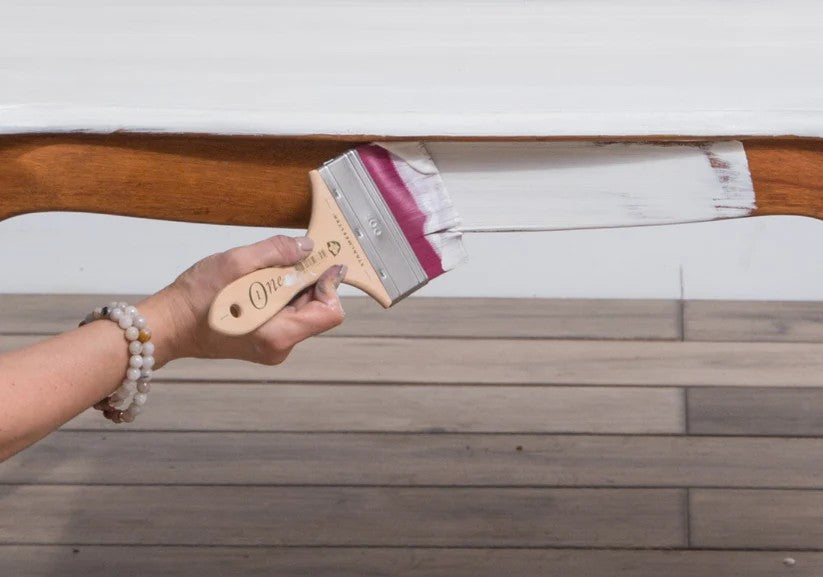 Spalter Flat Blending Ultimate ONE Synthetic Paintbrush (ONE Series 1050) by Staalmeester @ The Painted Heirloom