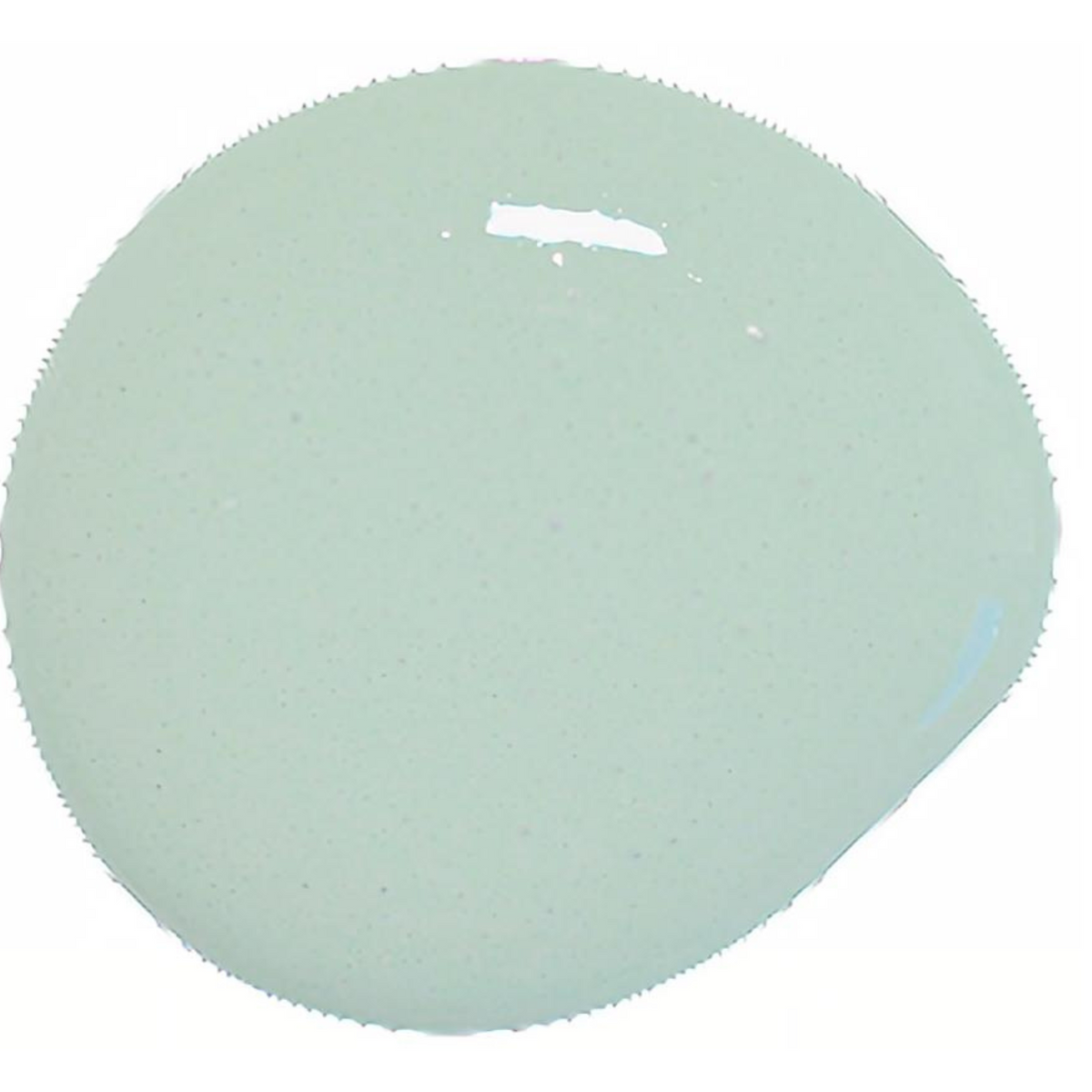 Old Fashioned Milk Paint Sweetie Jane swatch in mint green, circular on a white background.