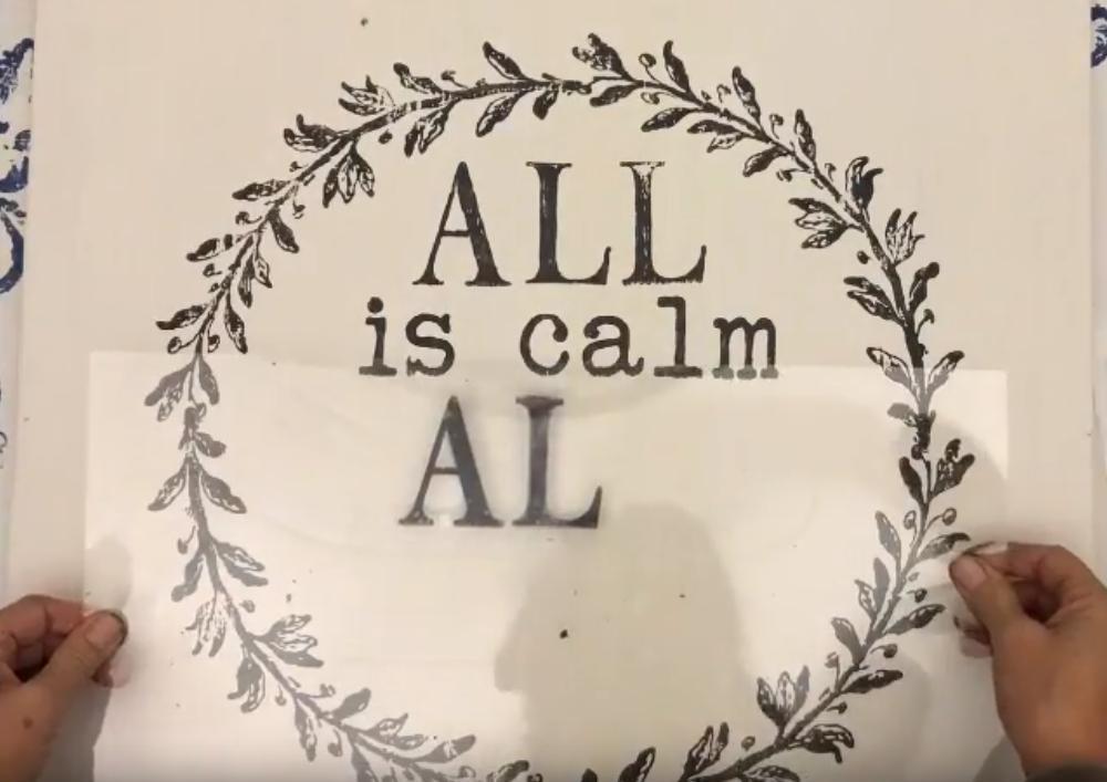 Thin Stamp Mount Acetate Sheet (With Guides) by IOD - Iron Orchid Designs @ Painted Heirloom