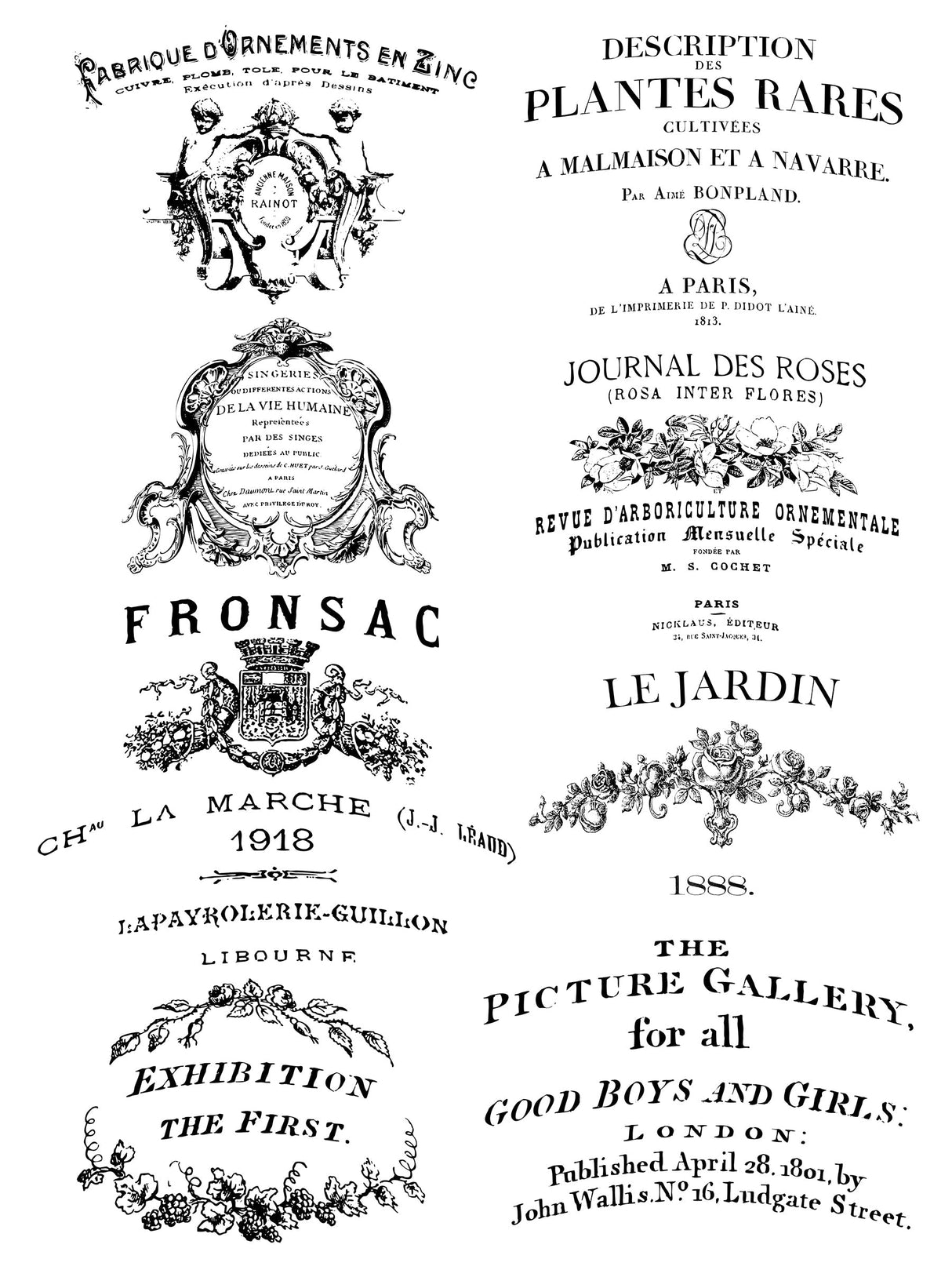 Traditional Pots Decor Transfer Set by IOD - Iron Orchid Designs @ Painted Heirloom