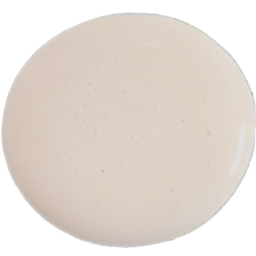 Truffle – Sweet Pickins Milk Paint by Old Fashioned Milk Paint on a round white plate with bubbles.