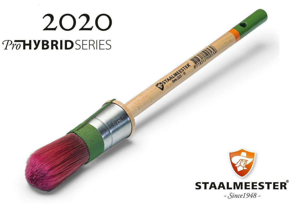 Round Pro-Hybrid Synthetic Paintbrush (Series 2020) by Staalmeester @ Painted Heirloom