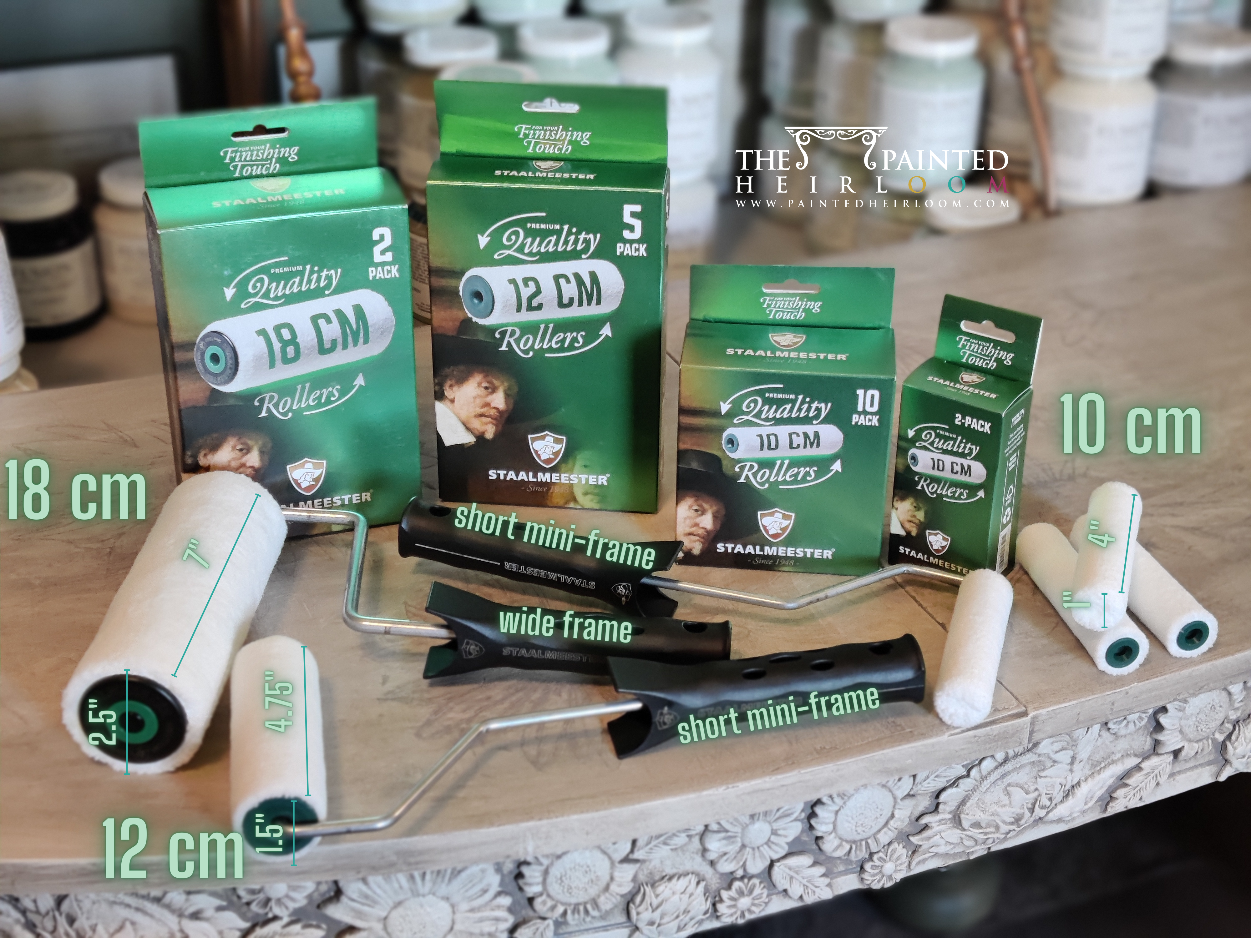 Staalmeester High-End Premium Roller Refills @ Painted Heirloom